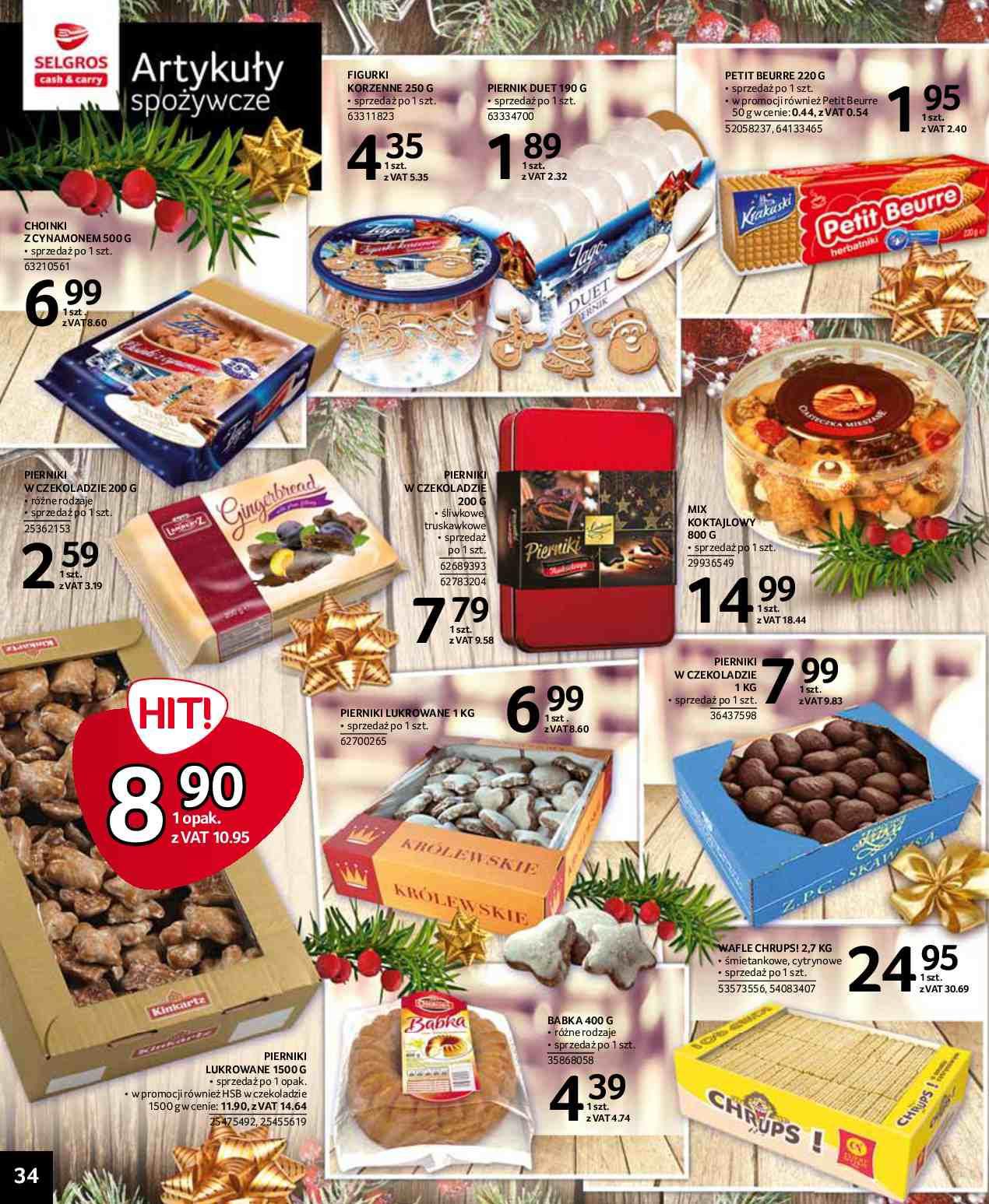 Gazetka promocyjna Selgros str. 34