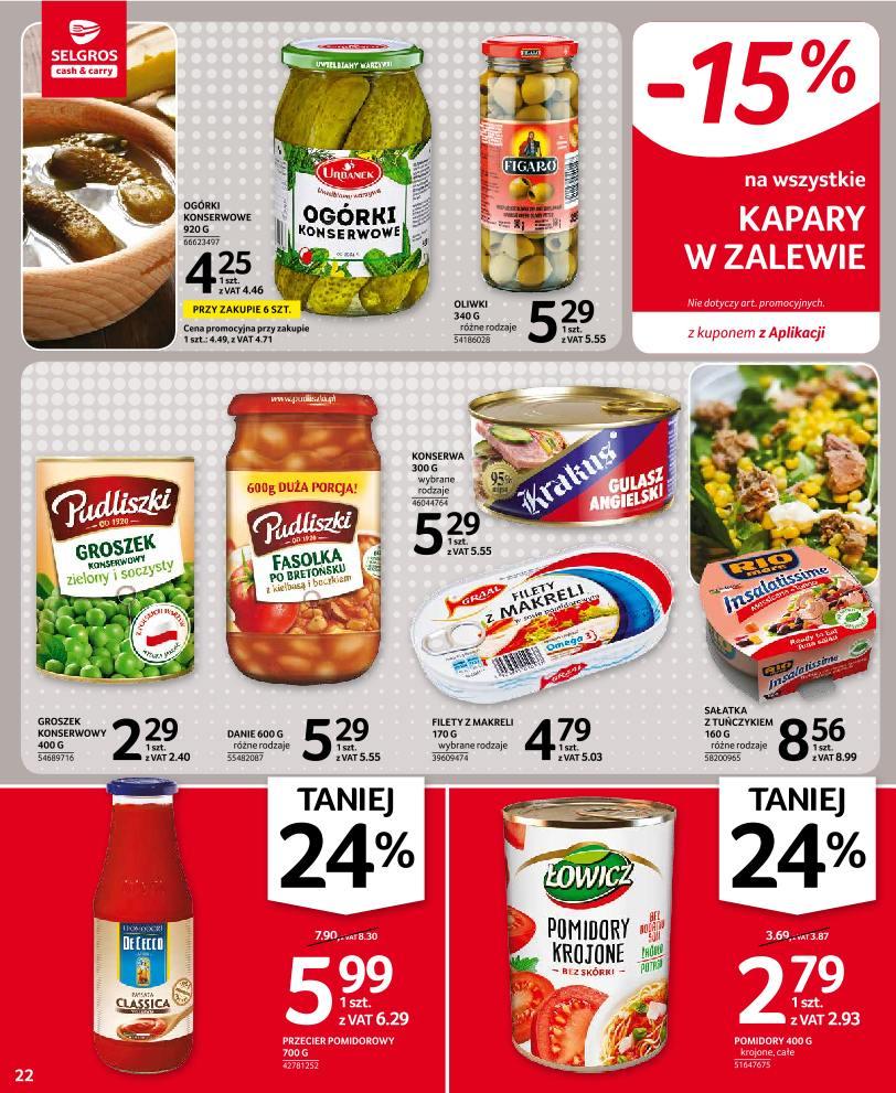 Gazetka promocyjna Selgros str. 22
