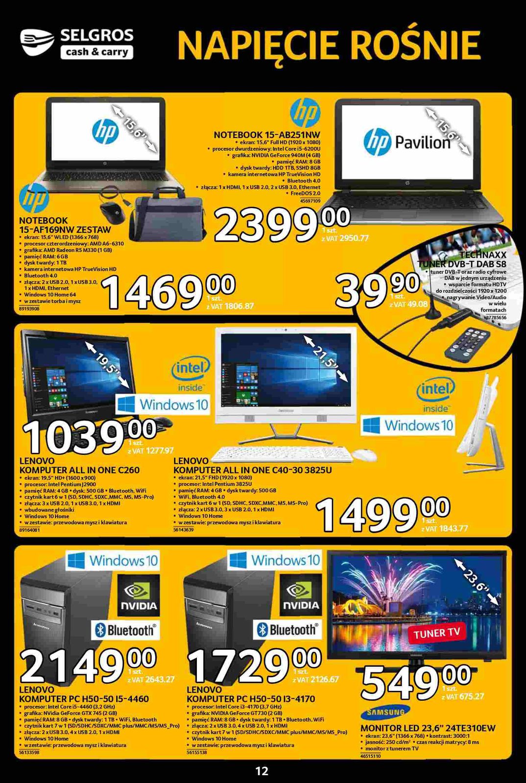 Gazetka promocyjna Selgros str. 12