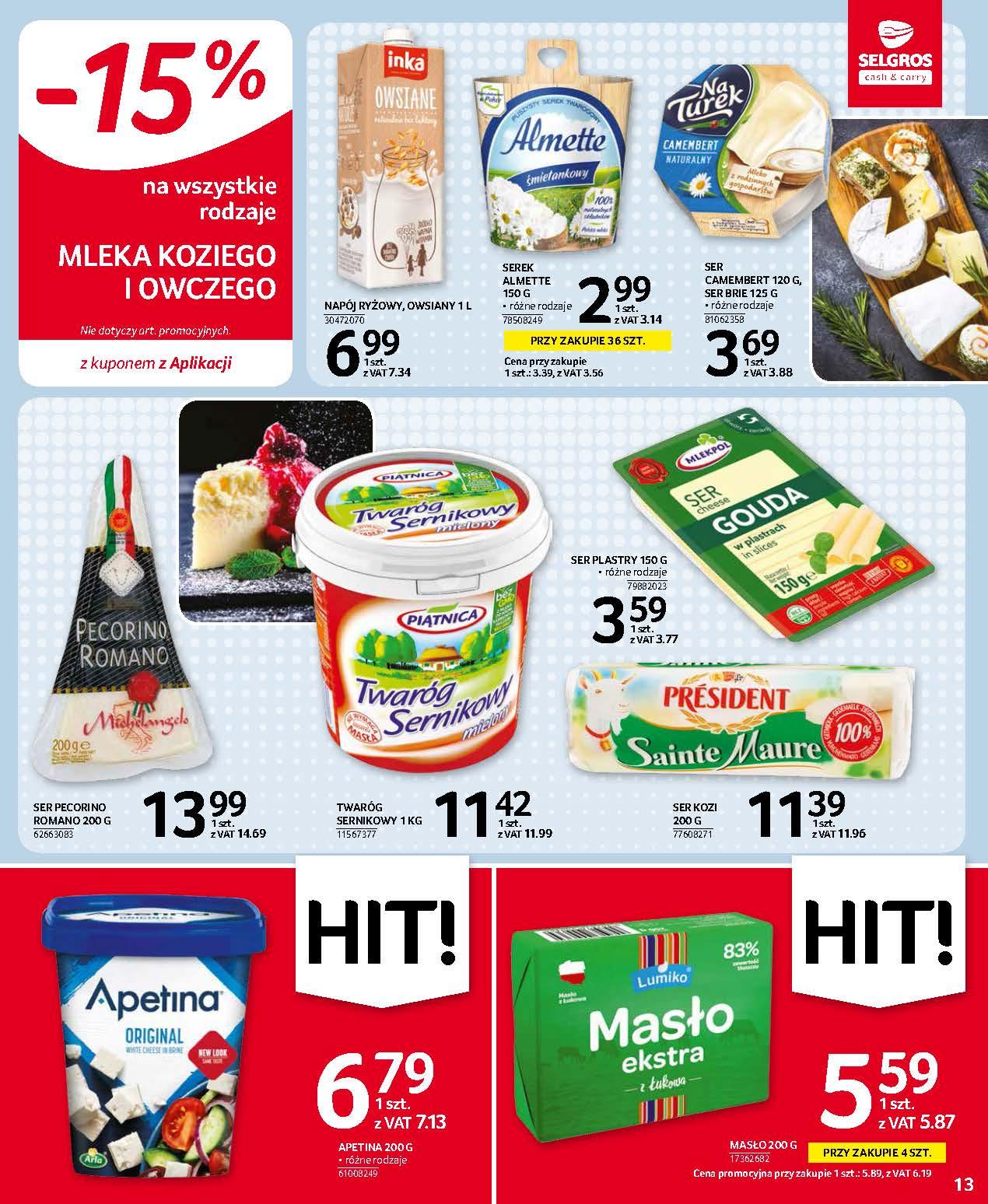Gazetka promocyjna Selgros str. 13
