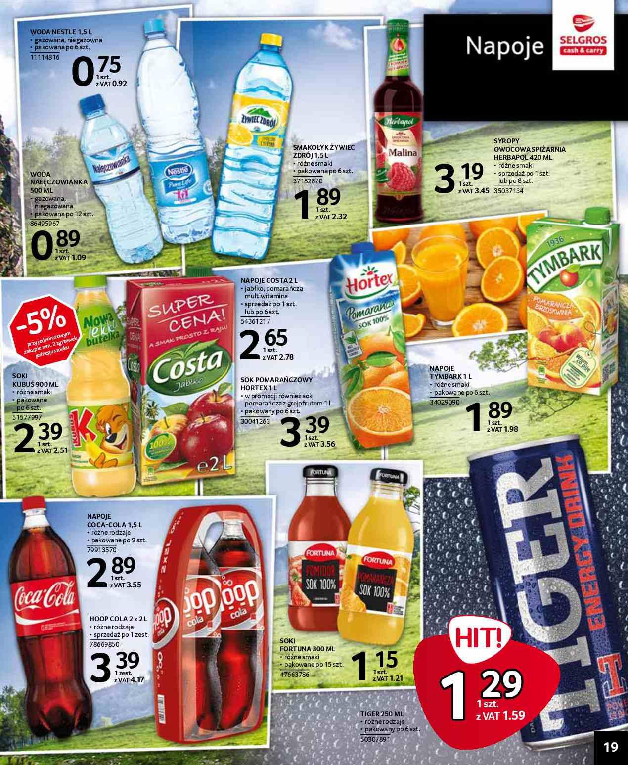 Gazetka promocyjna Selgros str. 19