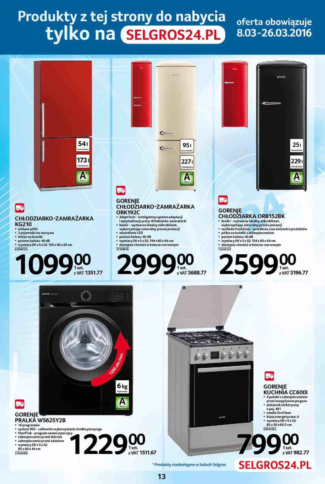 Gazetka promocyjna Selgros str. 13