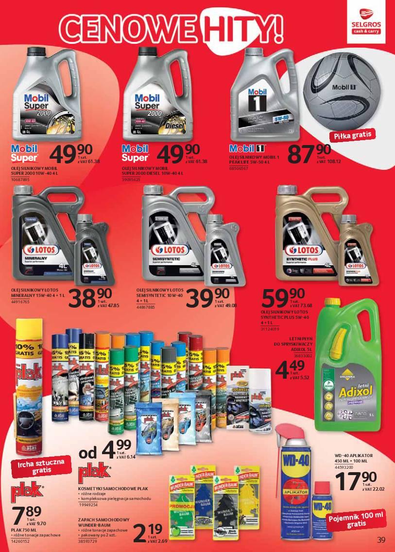 Gazetka promocyjna Selgros str. 39