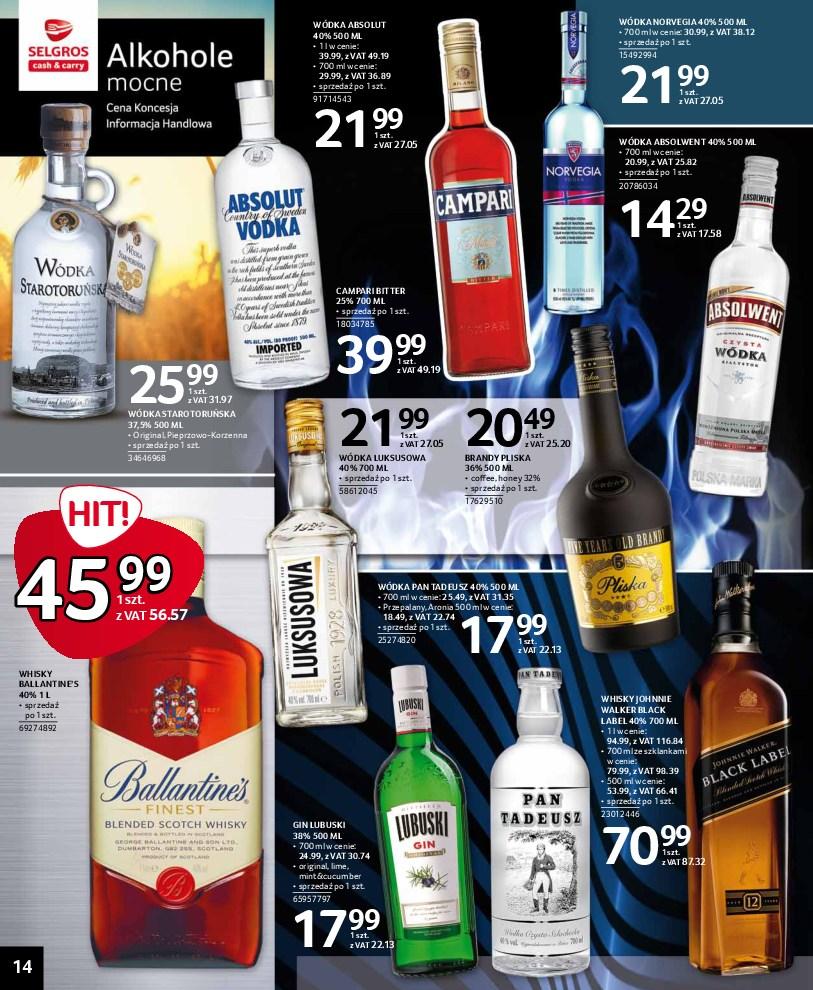 Gazetka promocyjna Selgros str. 14