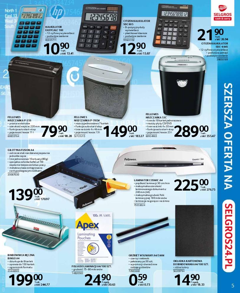 Gazetka promocyjna Selgros str. 5