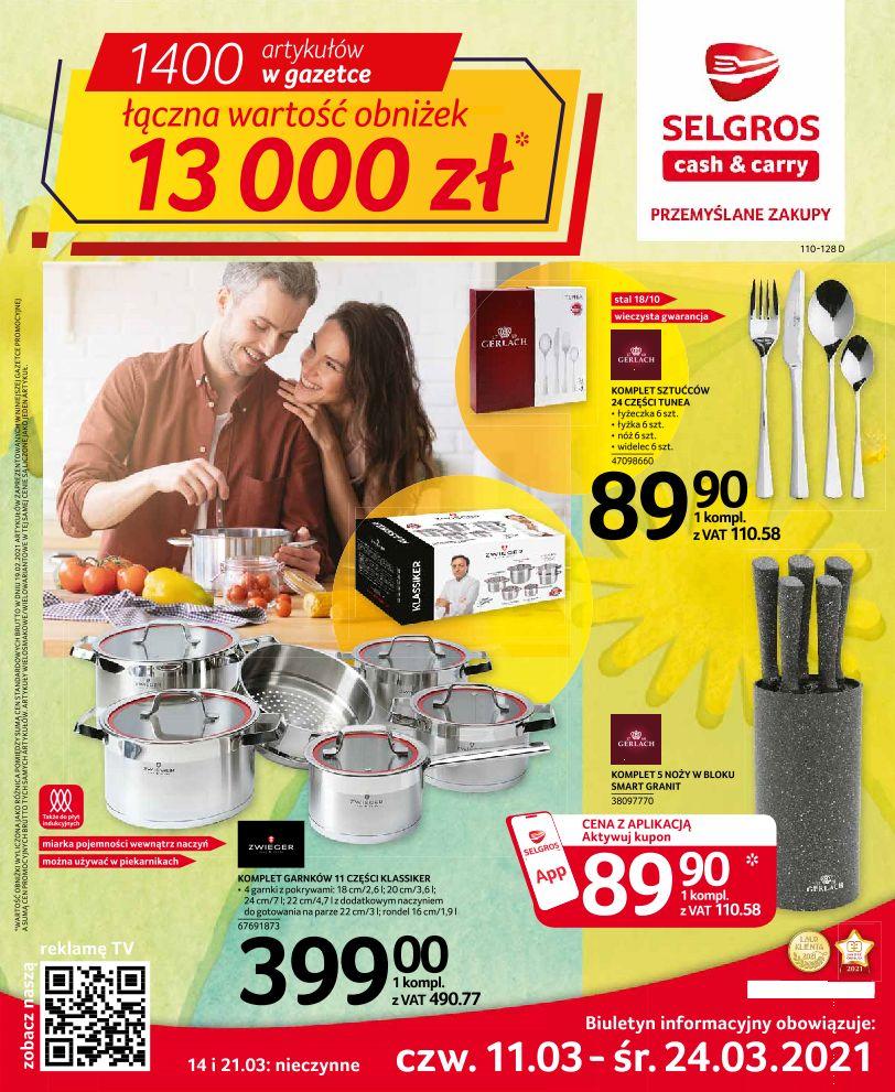 Gazetka promocyjna Selgros str. 1