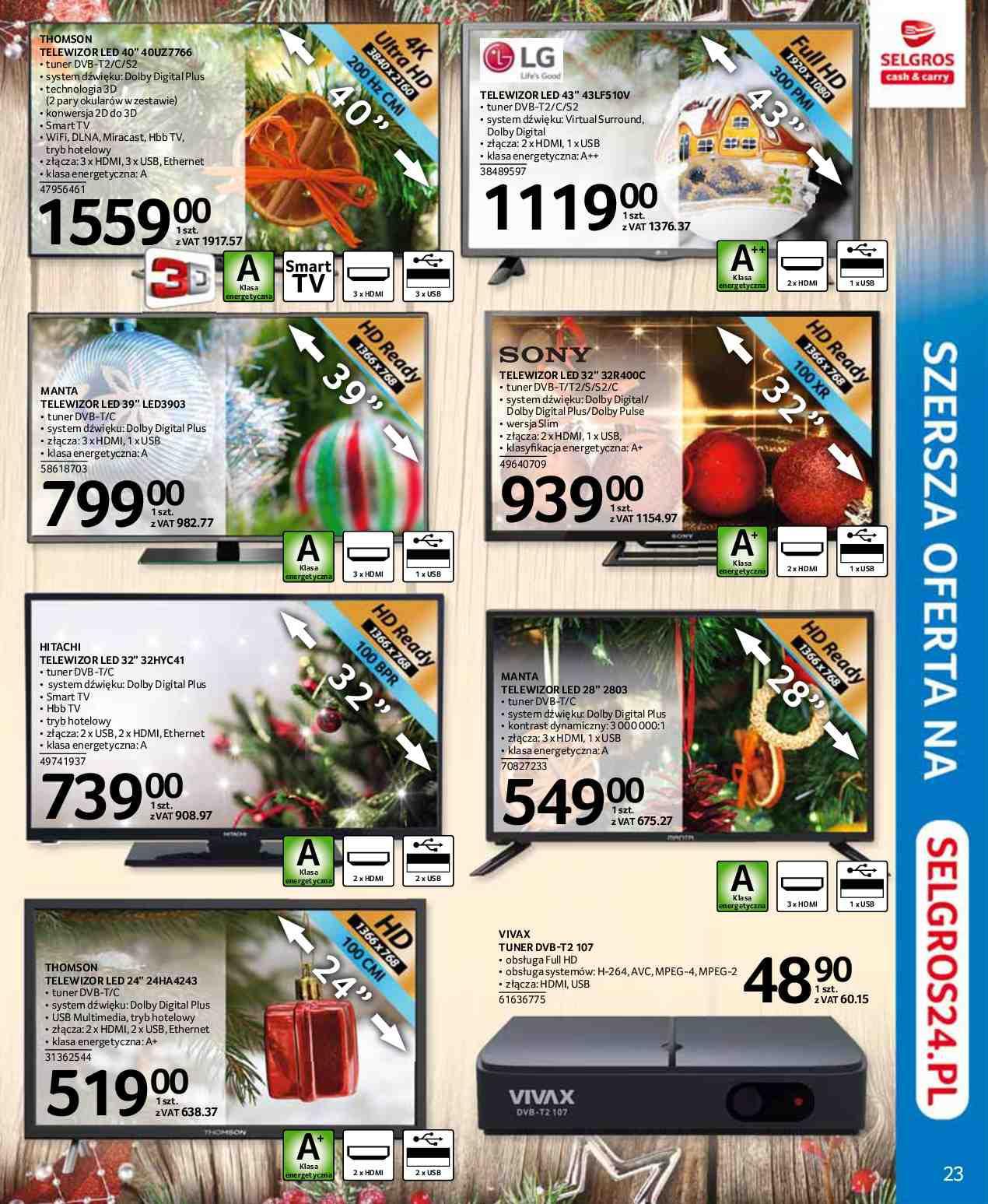 Gazetka promocyjna Selgros str. 23