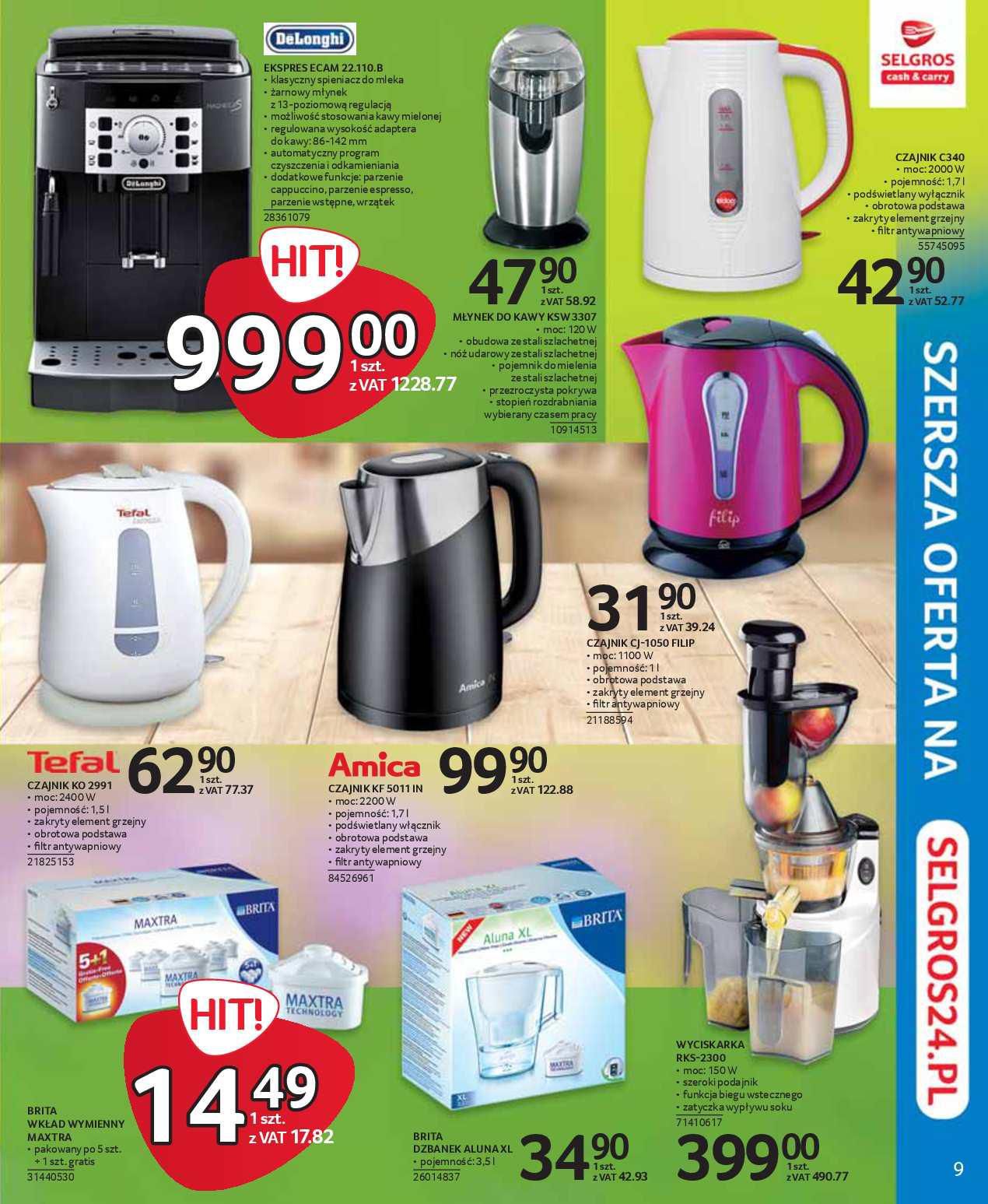 Gazetka promocyjna Selgros str. 9