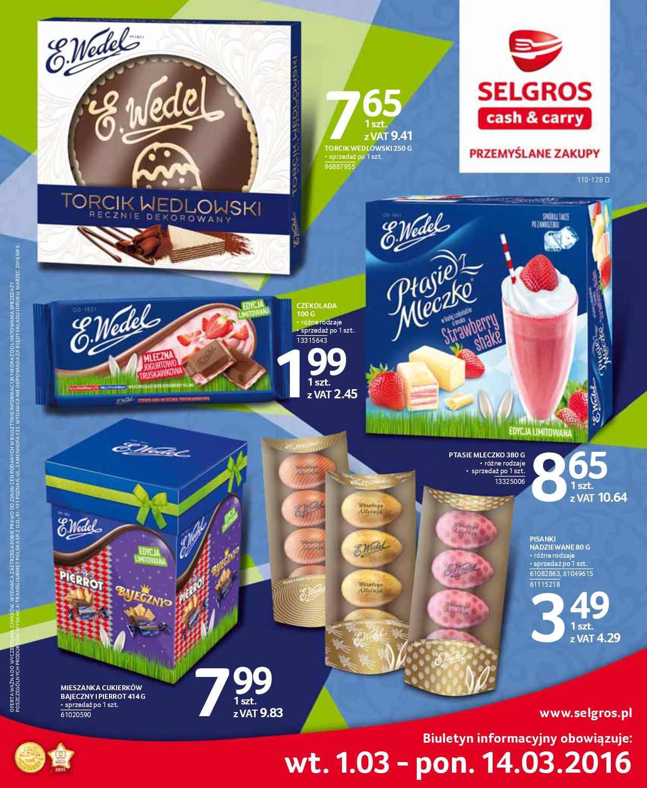 Gazetka promocyjna Selgros str. 1