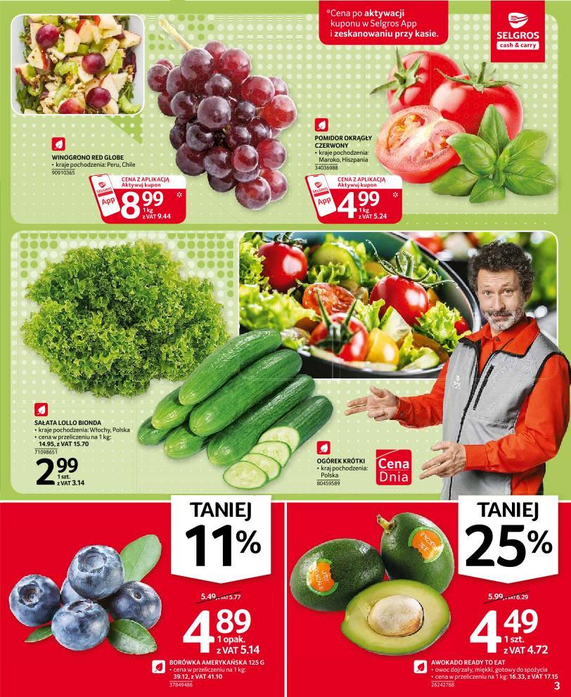 Gazetka promocyjna Selgros str. 3