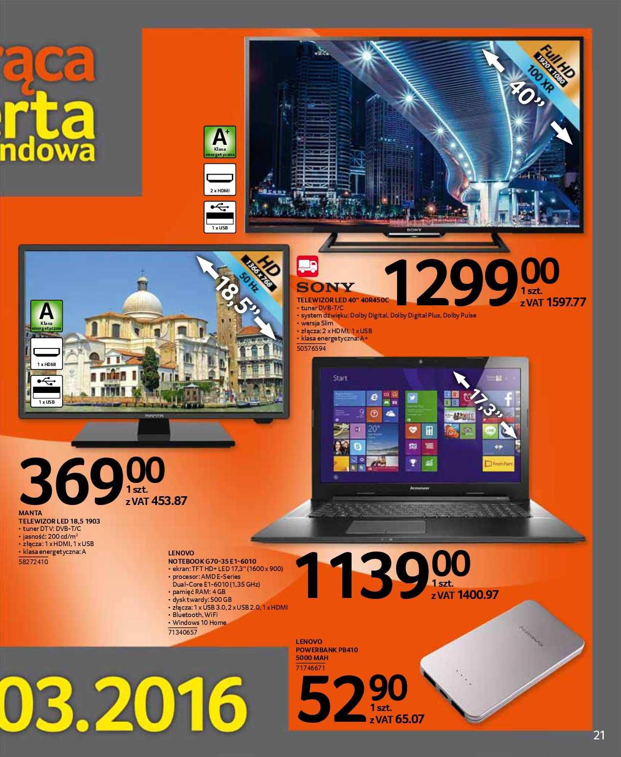 Gazetka promocyjna Selgros str. 21