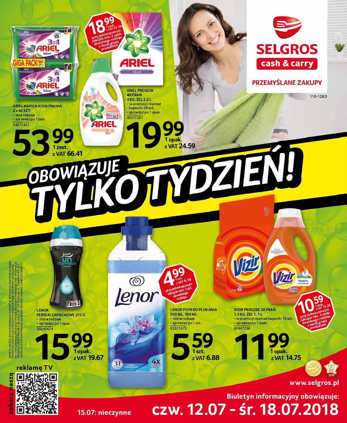 Gazetka promocyjna Selgros str. 1