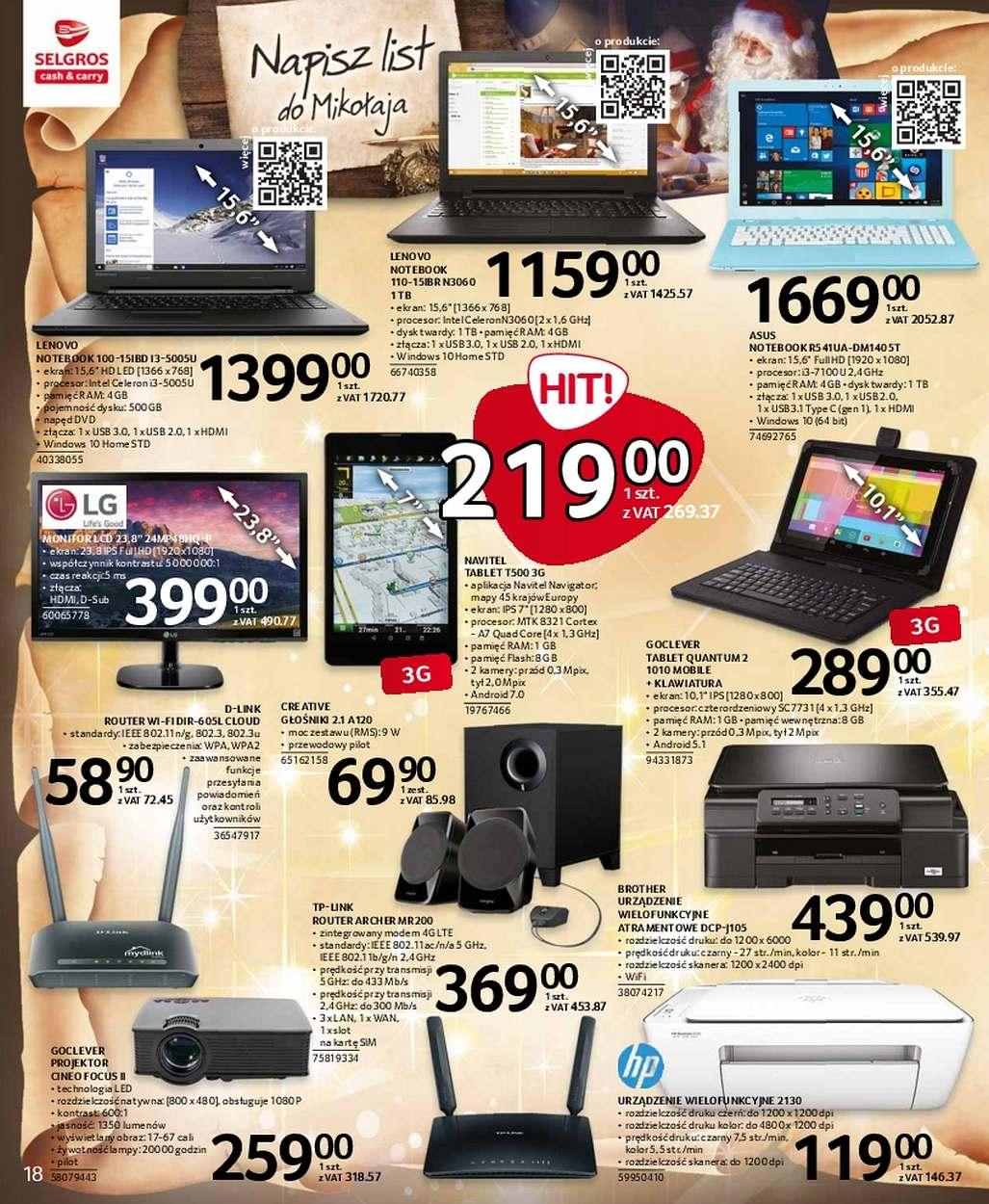 Gazetka promocyjna Selgros str. 18