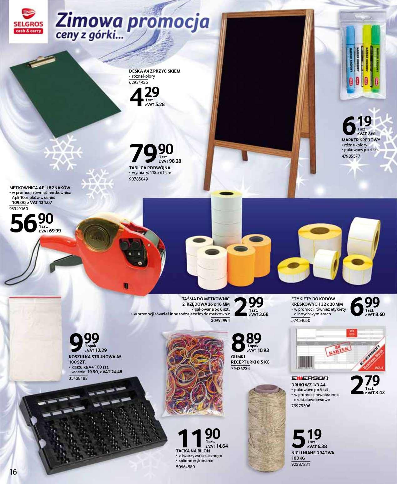 Gazetka promocyjna Selgros str. 16