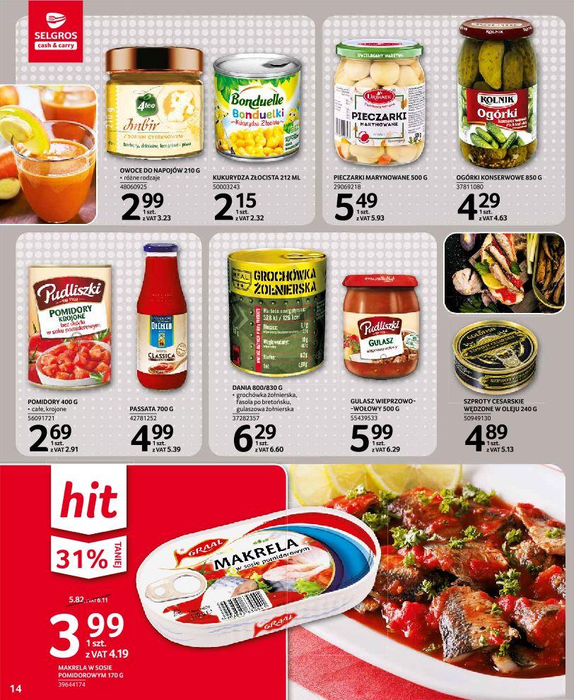 Gazetka promocyjna Selgros str. 14