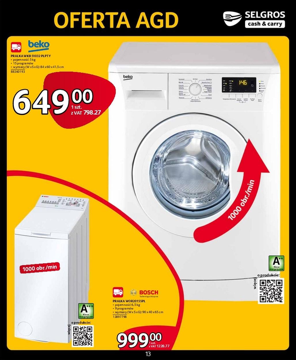 Gazetka promocyjna Selgros str. 13