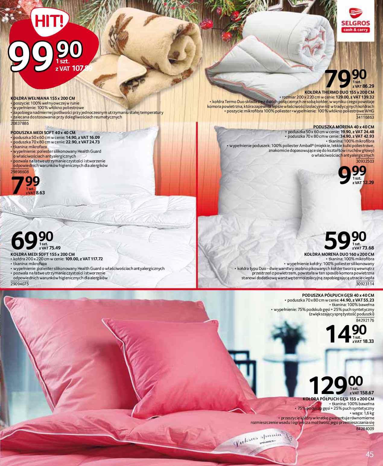 Gazetka promocyjna Selgros str. 45