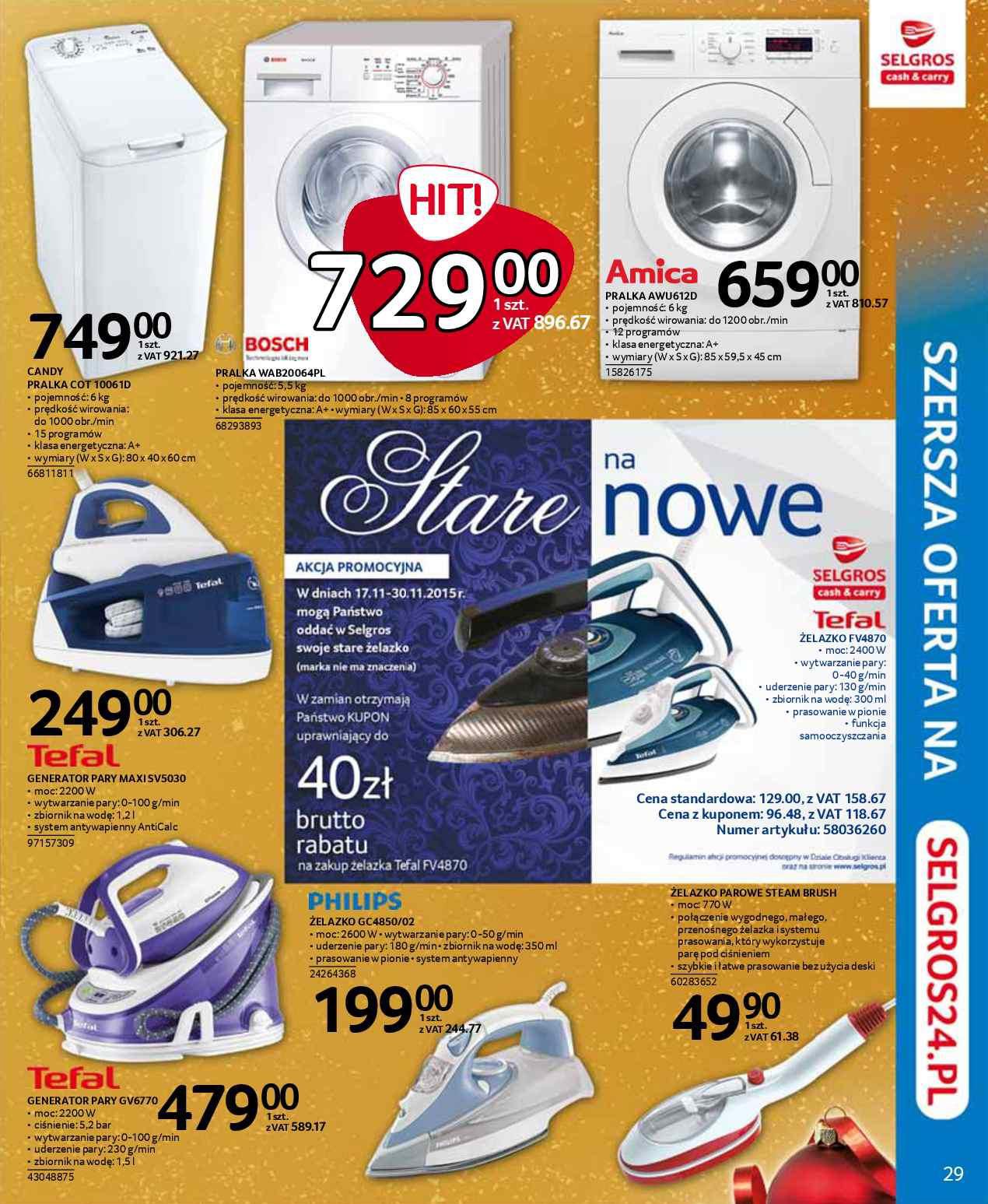 Gazetka promocyjna Selgros str. 29