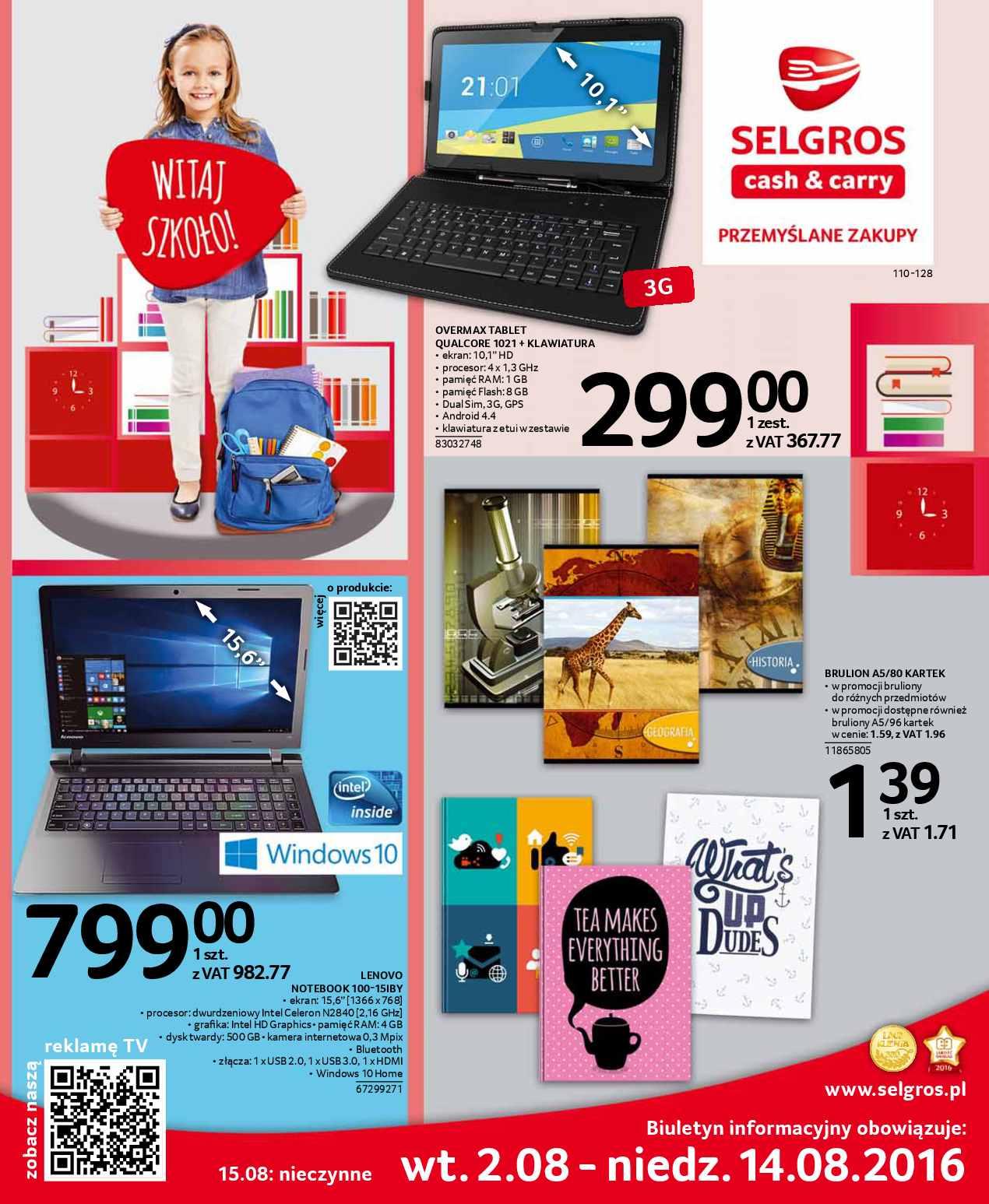 Gazetka promocyjna Selgros str. 1