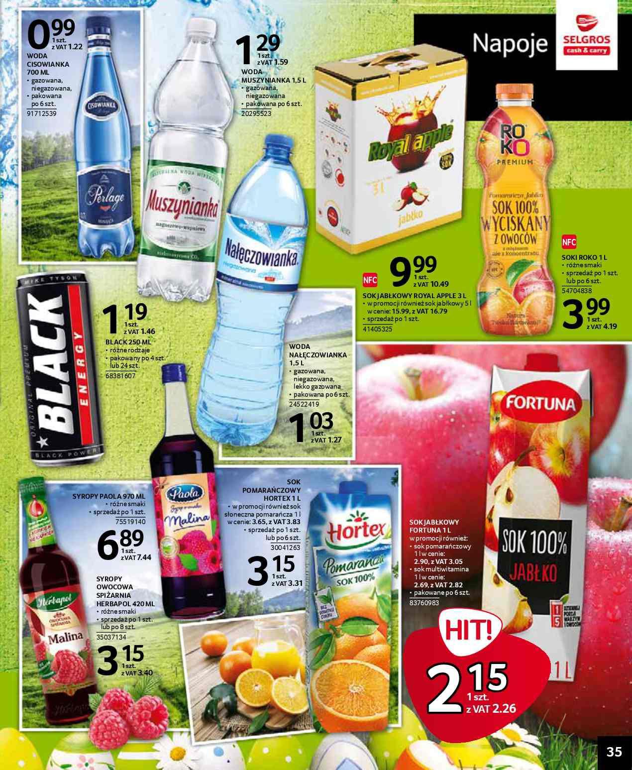 Gazetka promocyjna Selgros str. 35