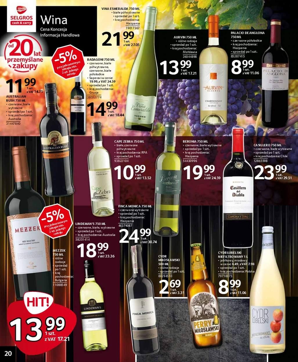 Gazetka promocyjna Selgros str. 20