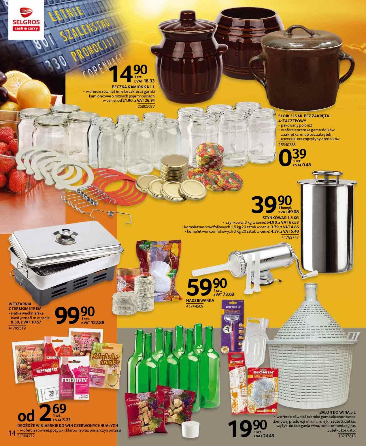 Gazetka promocyjna Selgros str. 14