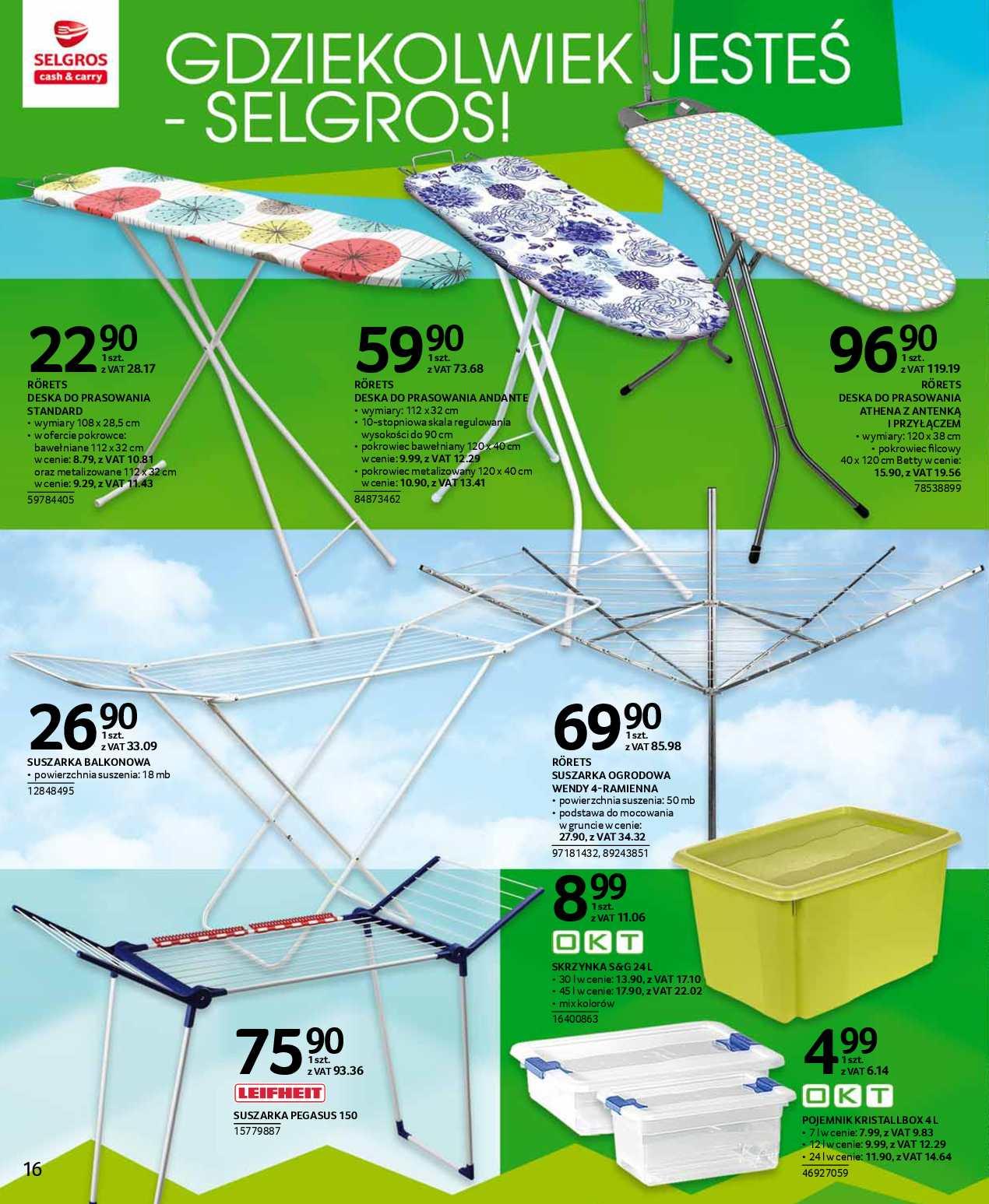 Gazetka promocyjna Selgros str. 16