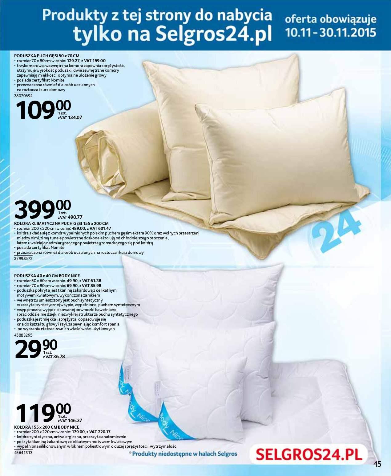 Gazetka promocyjna Selgros str. 45