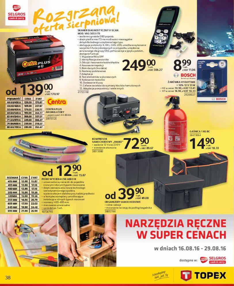 Gazetka promocyjna Selgros str. 38