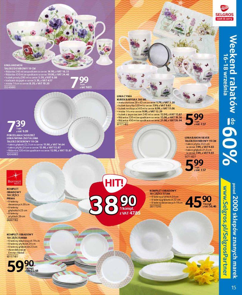 Gazetka promocyjna Selgros str. 15