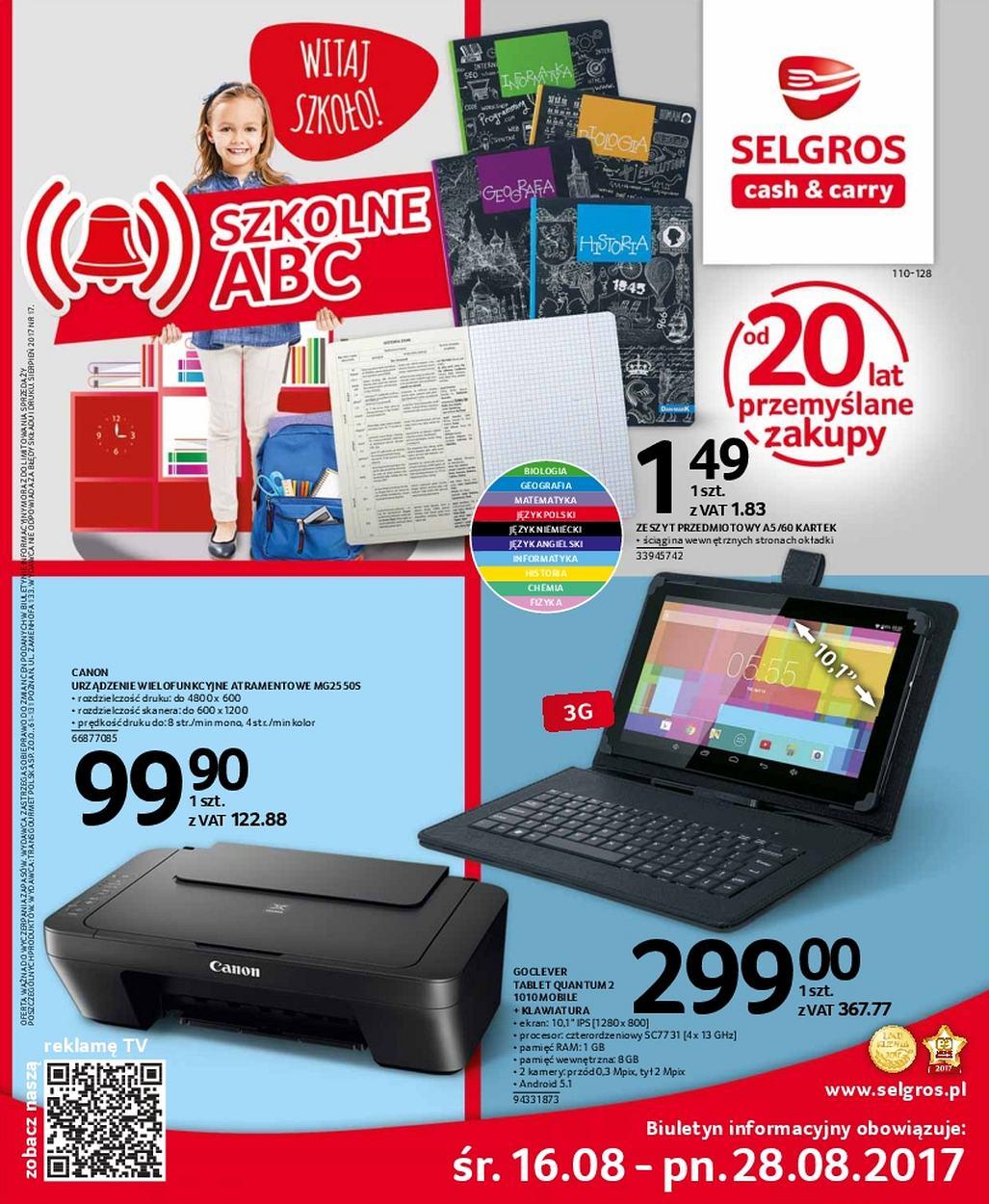 Gazetka promocyjna Selgros str. 1