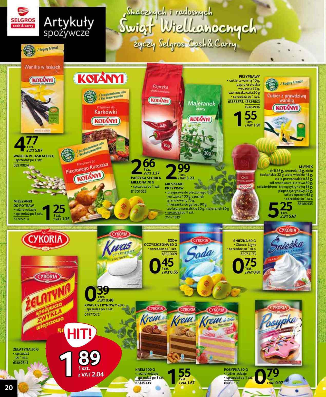 Gazetka promocyjna Selgros str. 20