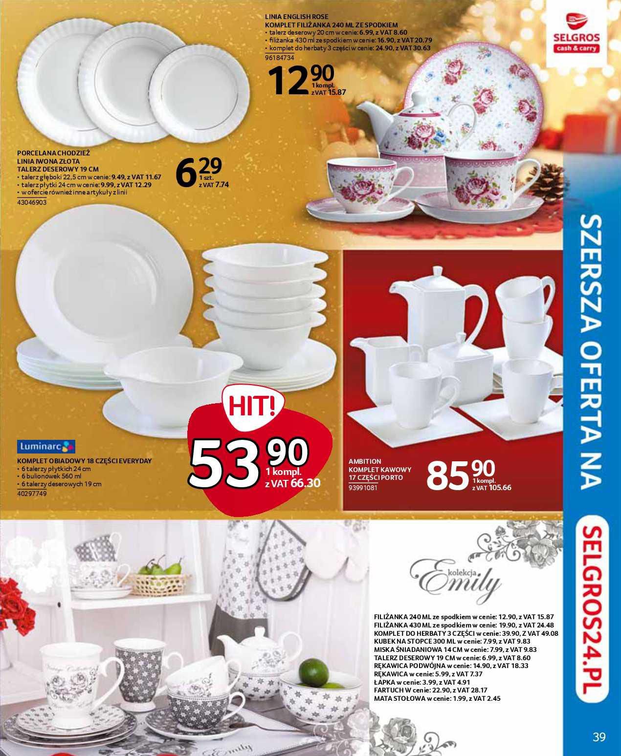 Gazetka promocyjna Selgros str. 39