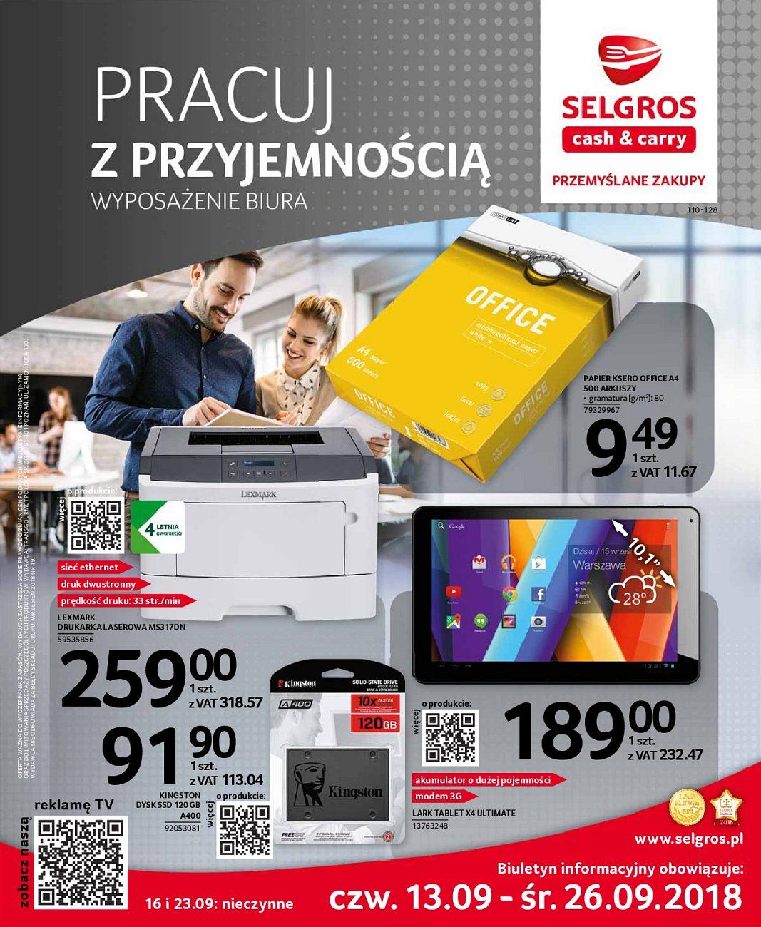 Gazetka promocyjna Selgros str. 1