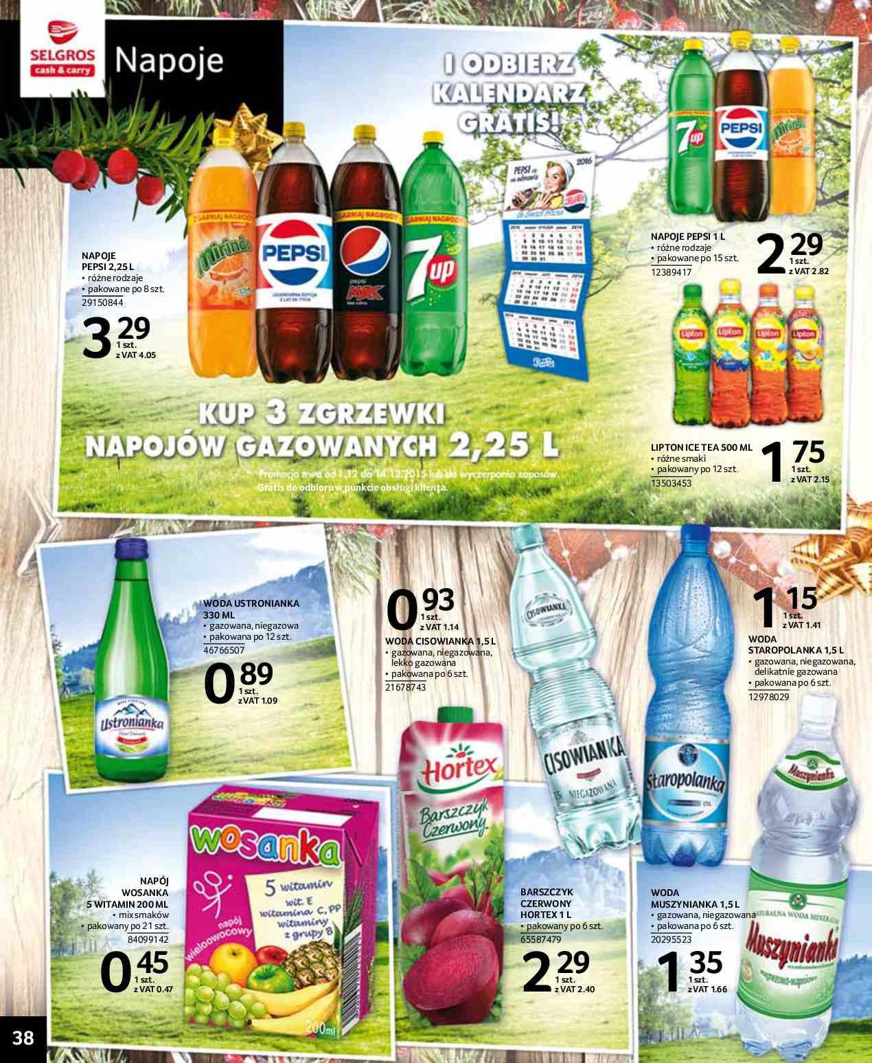 Gazetka promocyjna Selgros str. 38