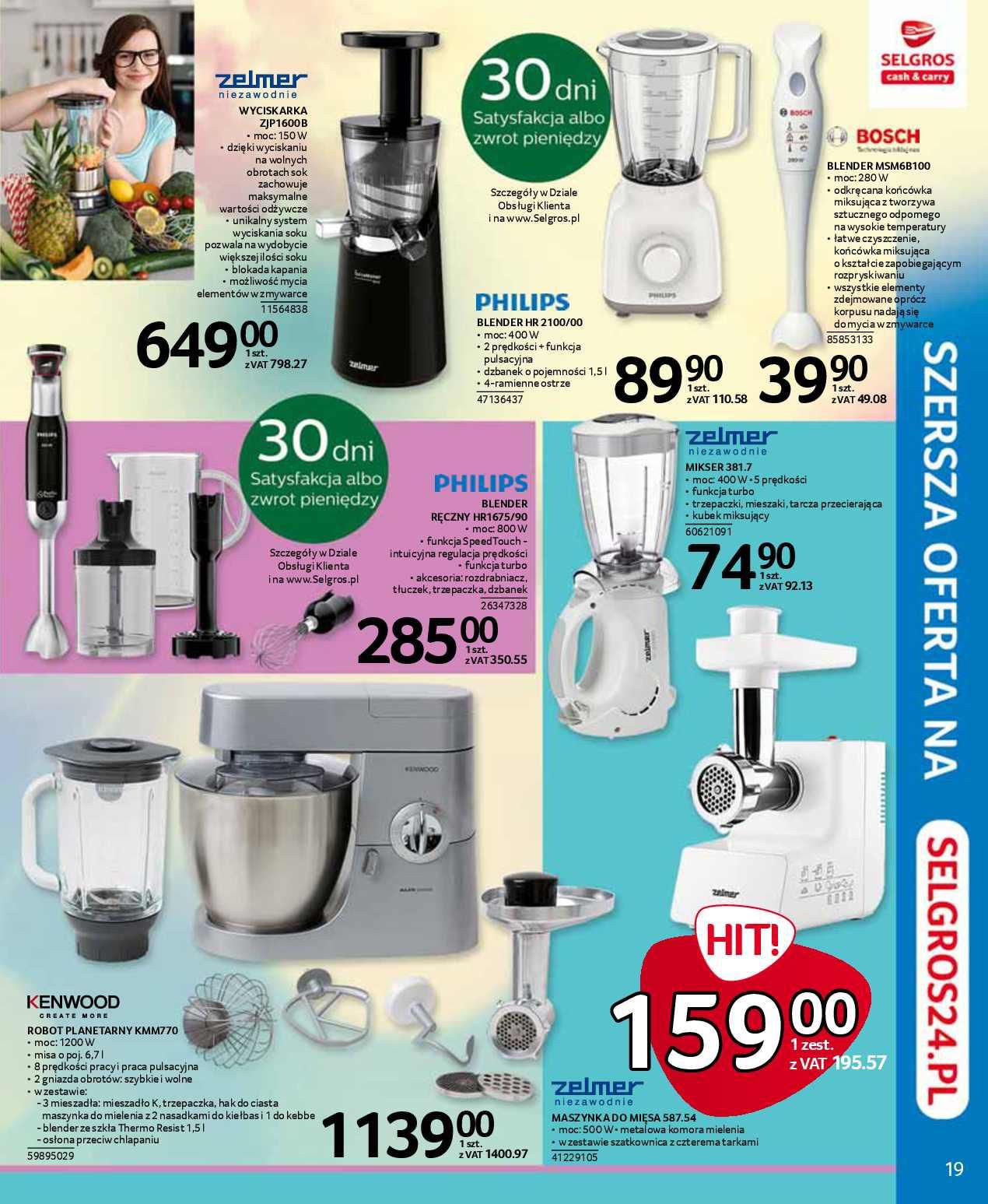 Gazetka promocyjna Selgros str. 19