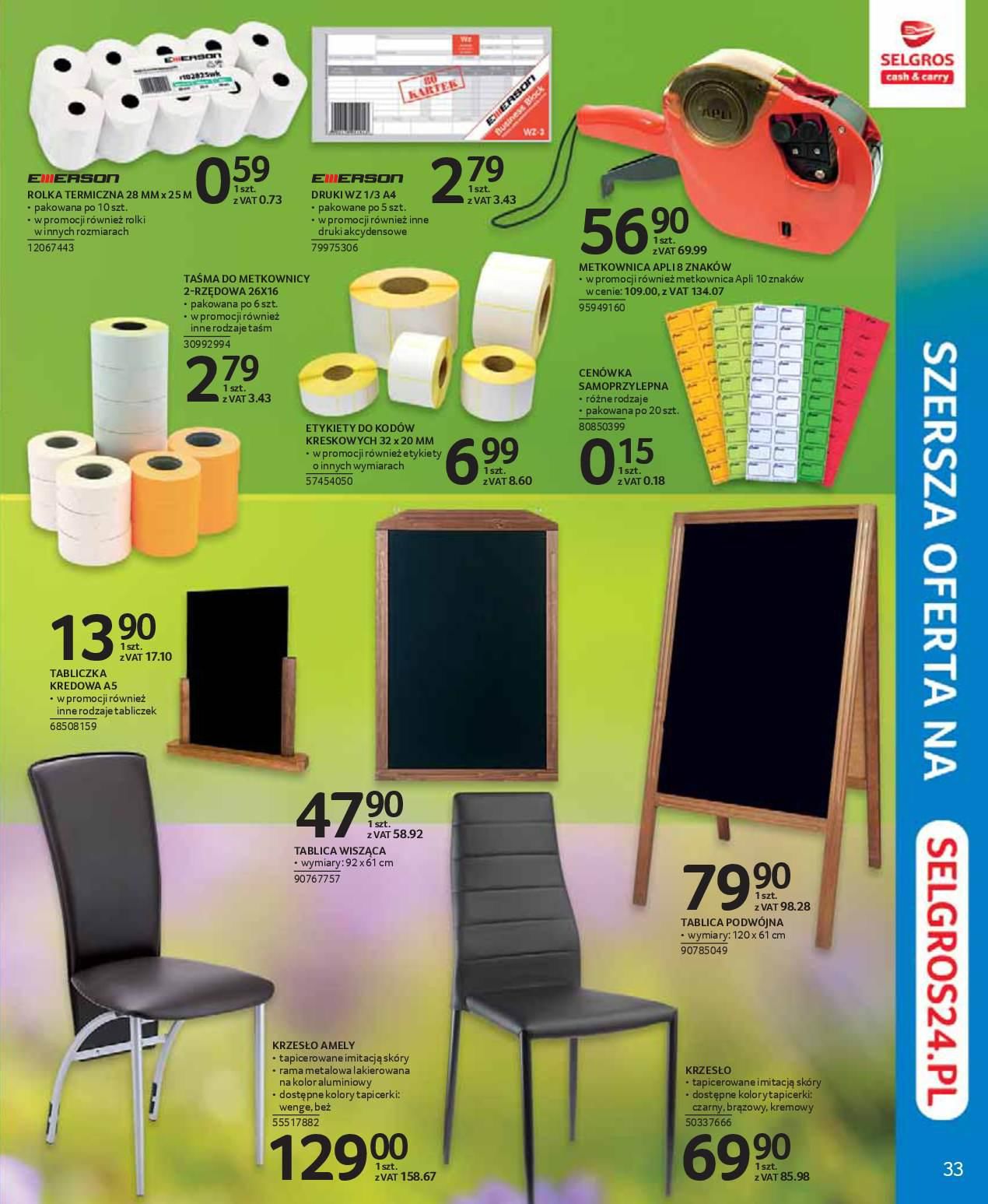 Gazetka promocyjna Selgros str. 33