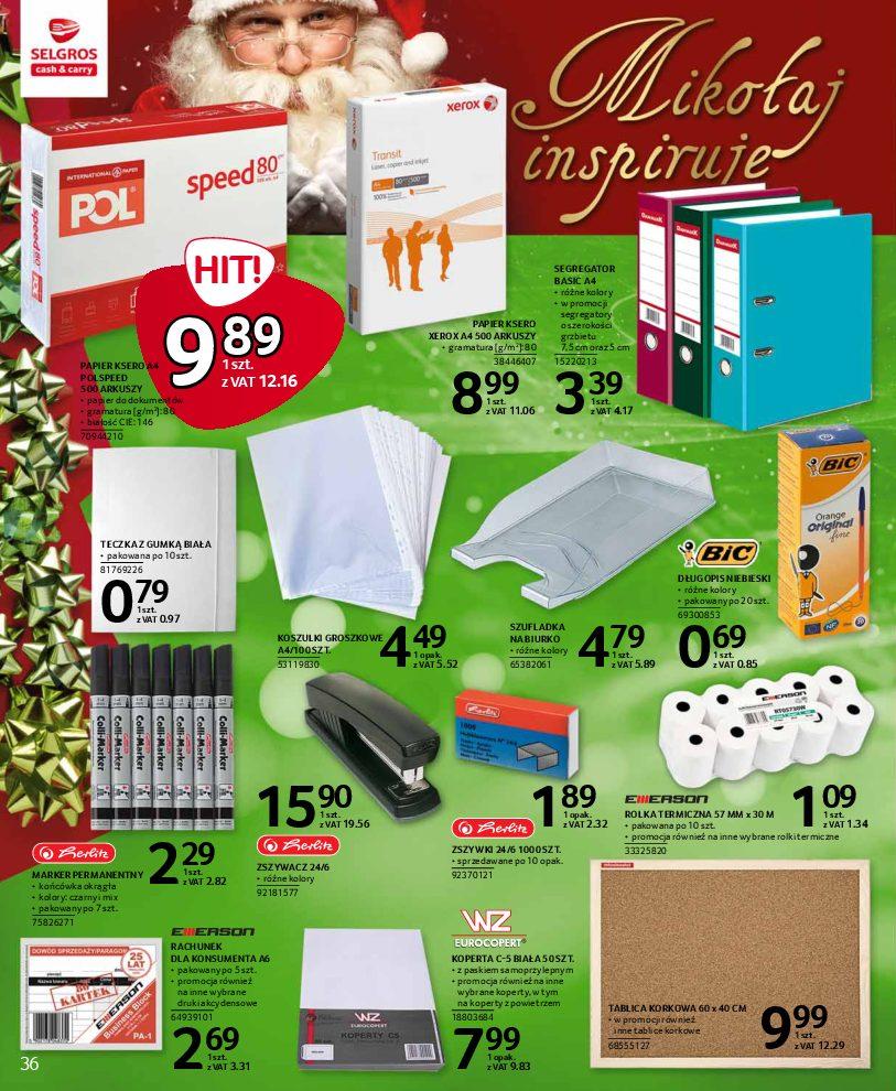 Gazetka promocyjna Selgros str. 36