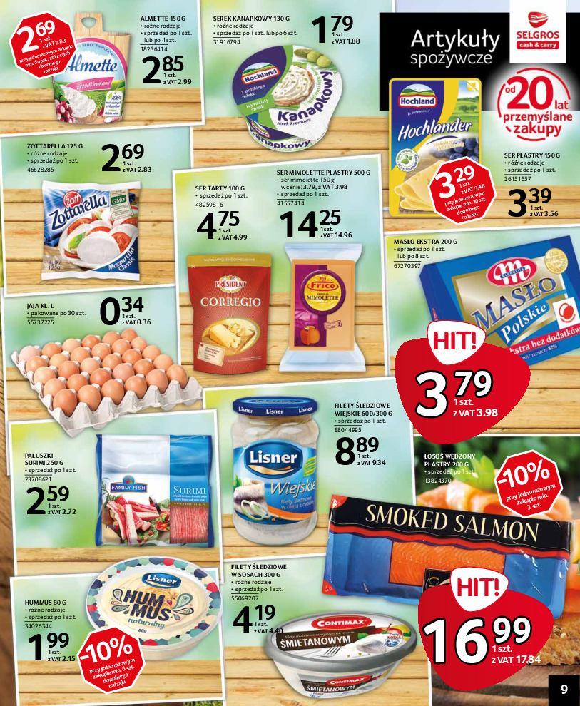 Gazetka promocyjna Selgros str. 9